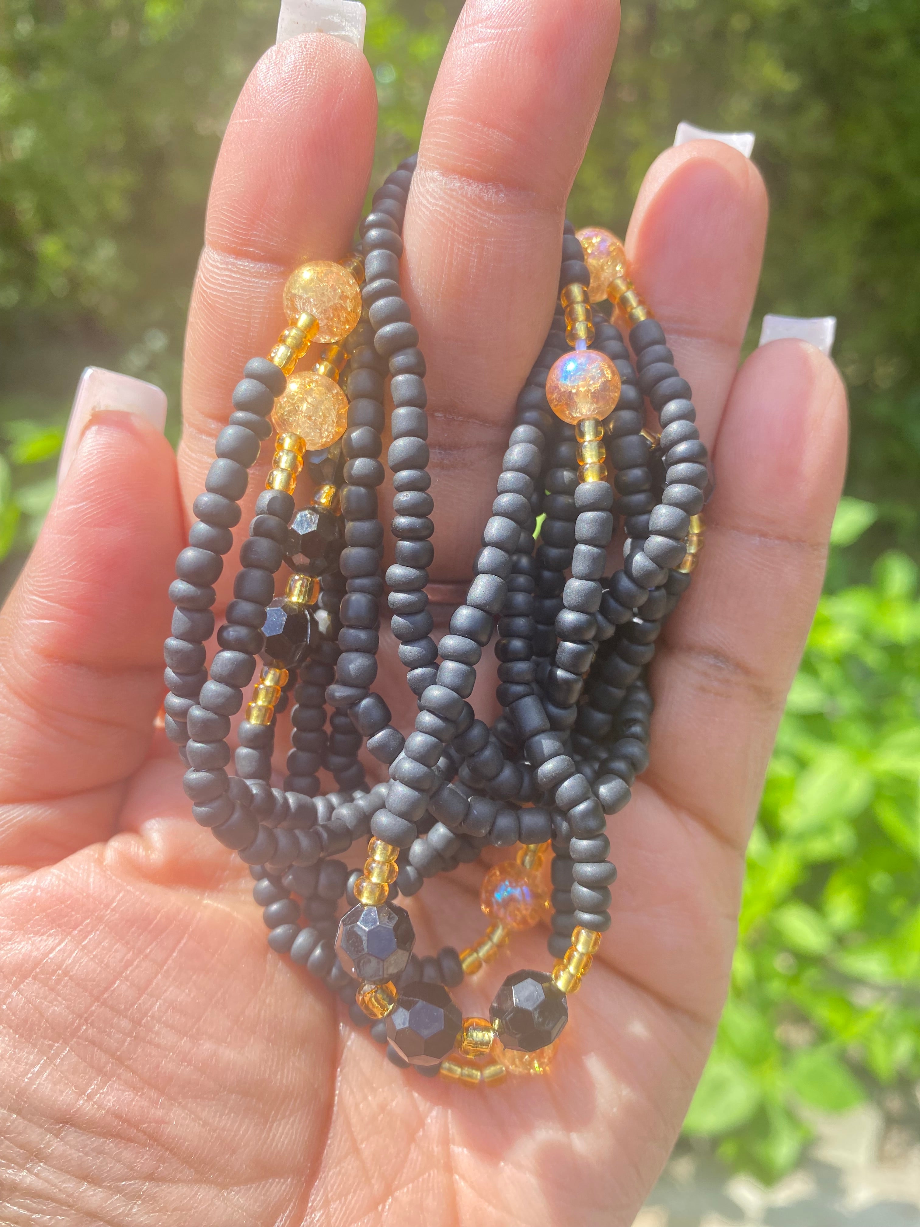 Midnight Pharaoh Waistbead